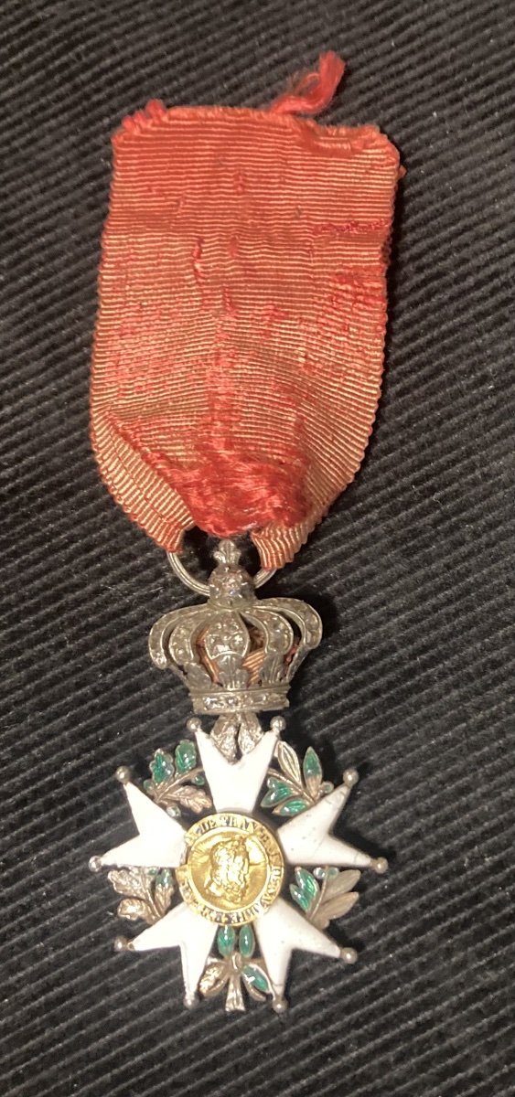 Croix de Chevalier de la Légion d’Honneur de 1815 à 1830. Restauration. France .pierre Cassaign-photo-3