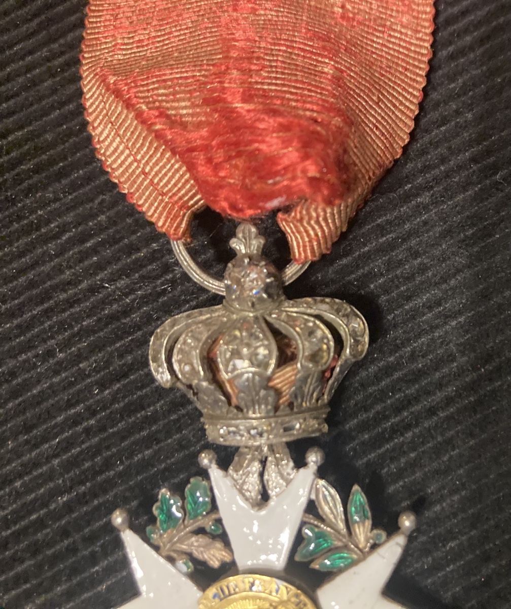 Croix de Chevalier de la Légion d’Honneur de 1815 à 1830. Restauration. France .pierre Cassaign-photo-1