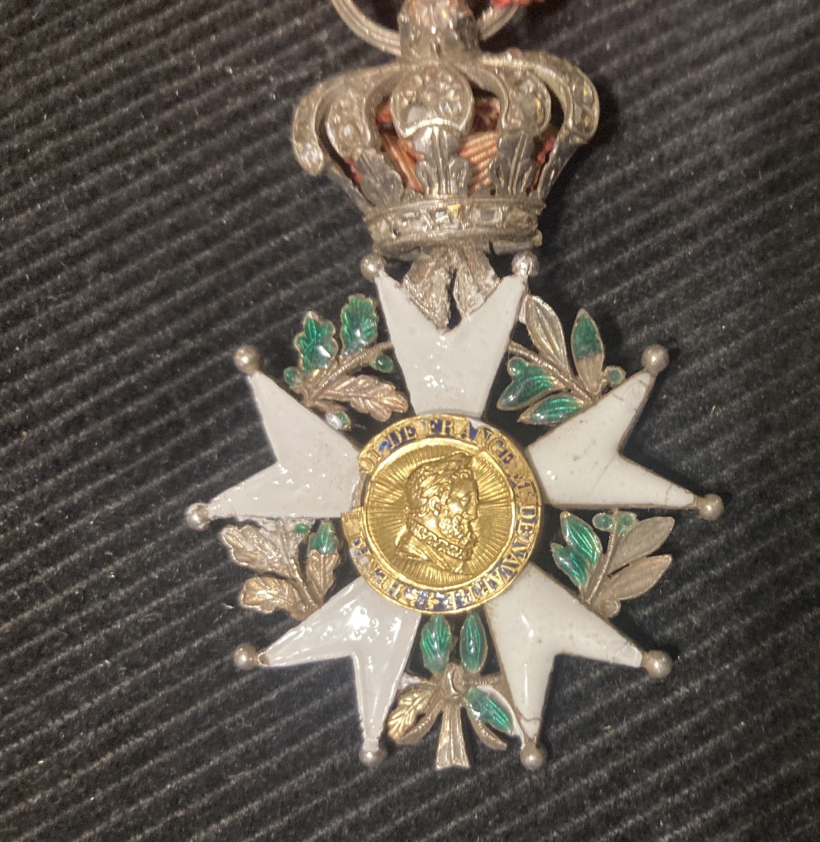 Croix de Chevalier de la Légion d’Honneur de 1815 à 1830. Restauration. France .pierre Cassaign