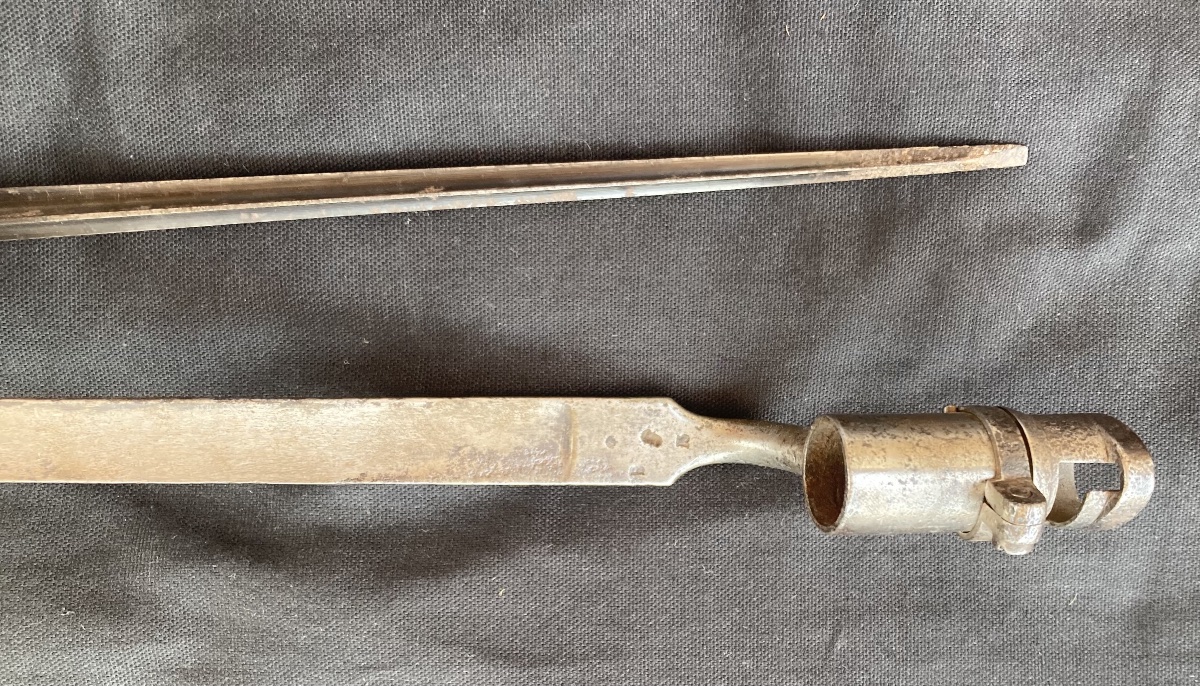 Set Of 2 Scabbard Bayonets For 19th-century Infantry Rifles. France.-photo-4