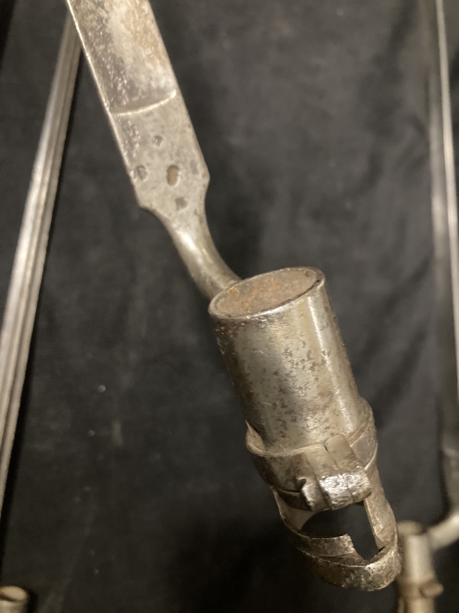Set Of 4 Scabbard Bayonets For 19th-century Infantry Rifles. France.-photo-3