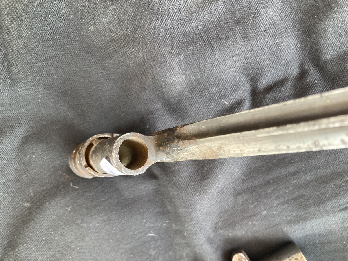 Set Of 2 Scabbard Bayonets For 19th-century Infantry Rifles. France.-photo-5