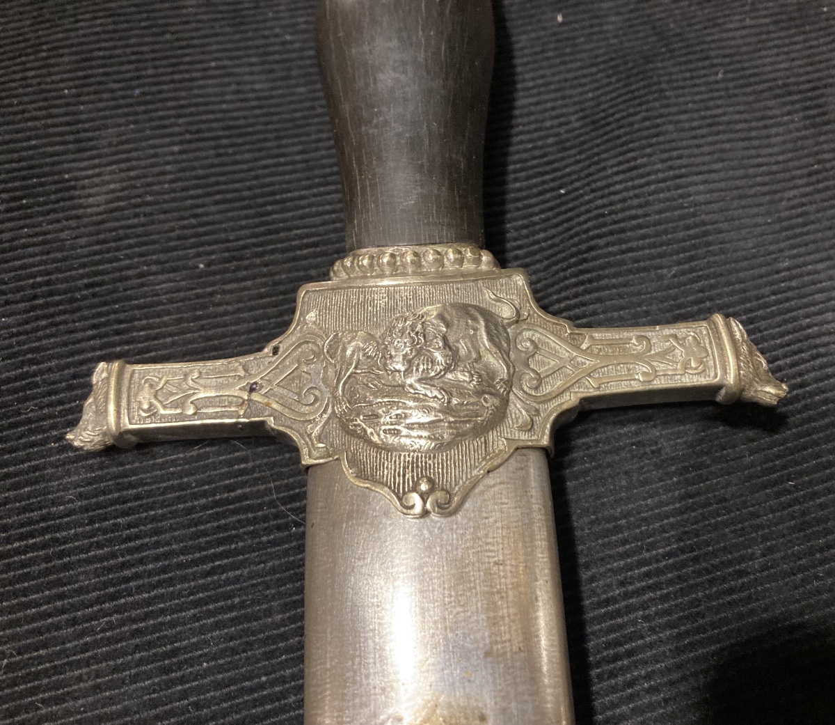Hunting Dagger, Second Empire. 19th Century. Very Good Condition.-photo-1