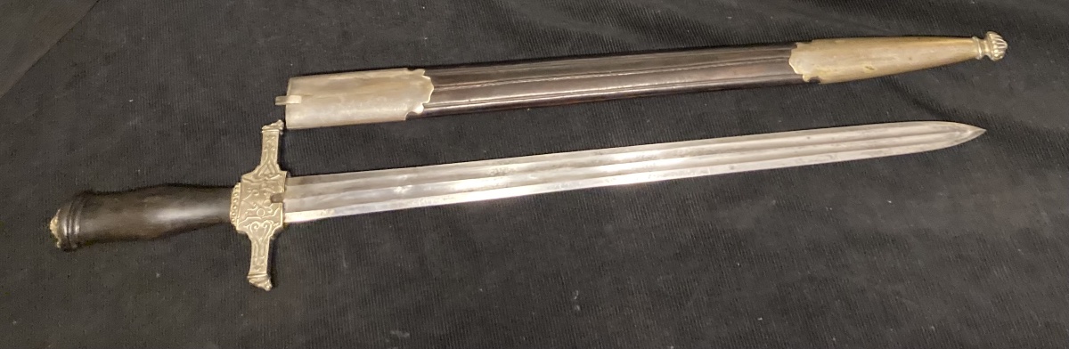 Hunting Dagger, Second Empire. 19th Century. Very Good Condition.-photo-4