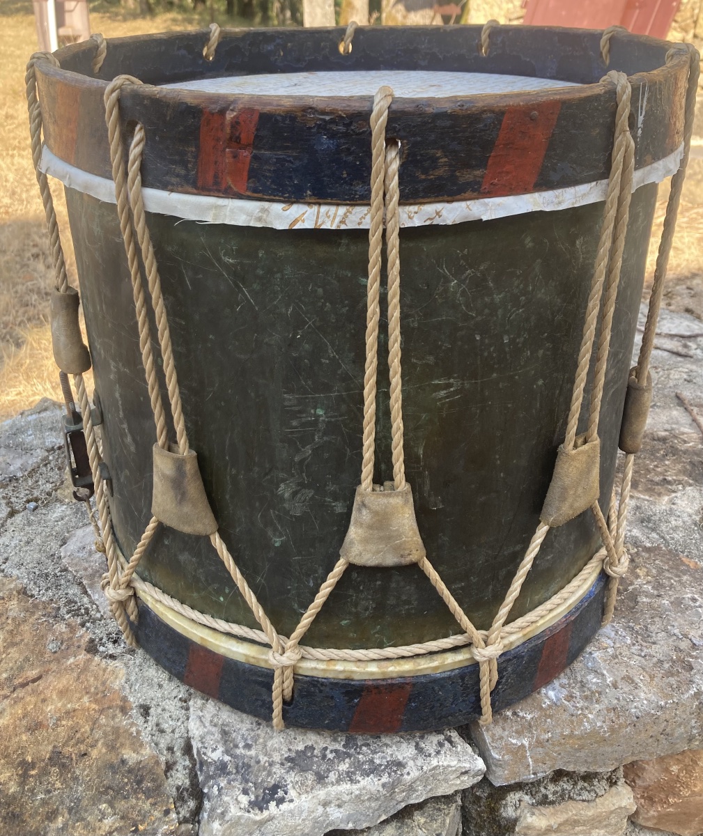 Caisse de Tambour du 2éme ZOUAVE ; daté 1855. France XIXéme -photo-3