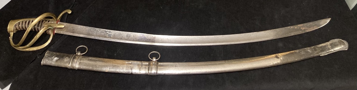 Sabre de « HUSSARD » officier. Premier Empire.-photo-2