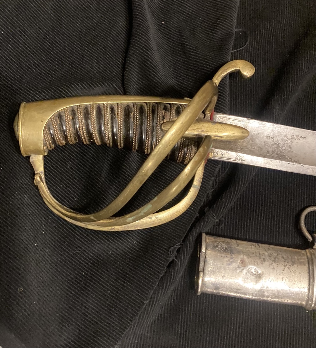 Sabre de « HUSSARD » officier. Premier Empire.-photo-1