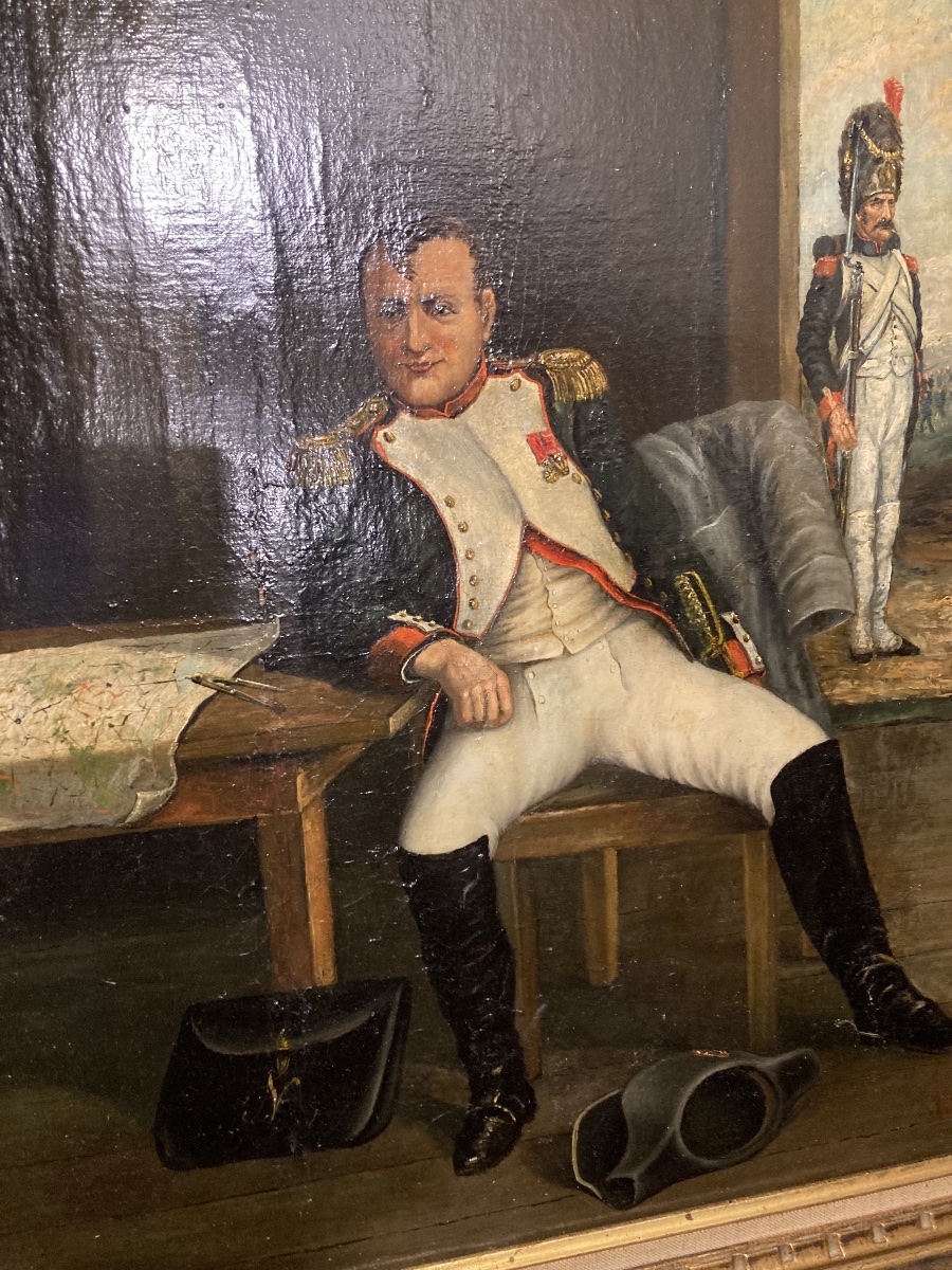 Tableau représentant l’Empereur en habit de grenadier de la Garde Impériale . France.-photo-1