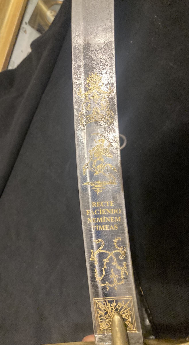 An An Iv-type Hussar Saber, Fitted With A Curved Officer's Blade. Directory/consulate.-photo-3