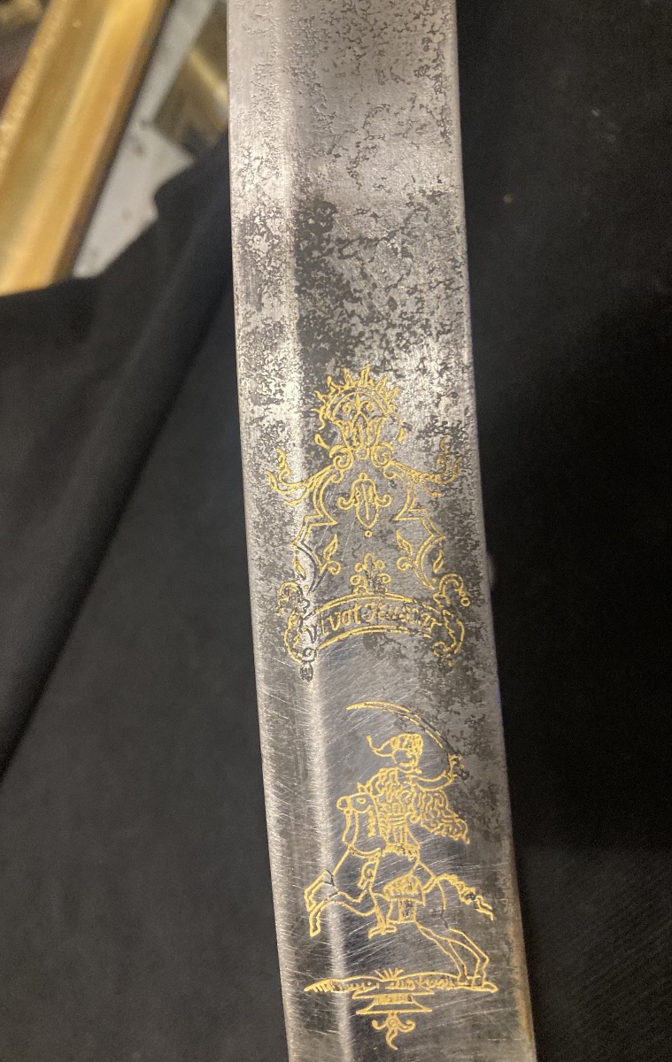 An An Iv-type Hussar Saber, Fitted With A Curved Officer's Blade. Directory/consulate.-photo-4
