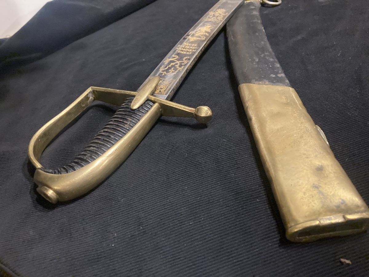 An An Iv-type Hussar Saber, Fitted With A Curved Officer's Blade. Directory/consulate.-photo-7