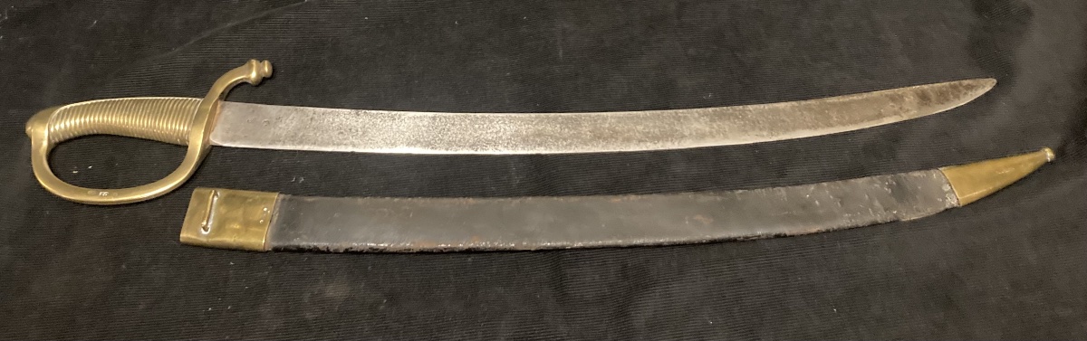 Sabre d’Infanterie dit « Briquet » modèle An IX . Premier Empire. France .  Très bon état. -photo-2