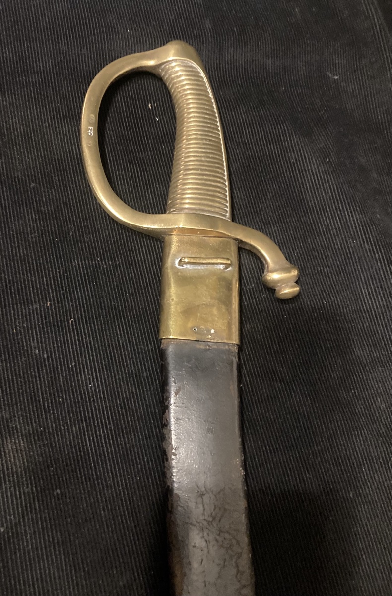 Sabre d’Infanterie dit « Briquet » modèle An IX . Premier Empire. France .  Très bon état. -photo-3