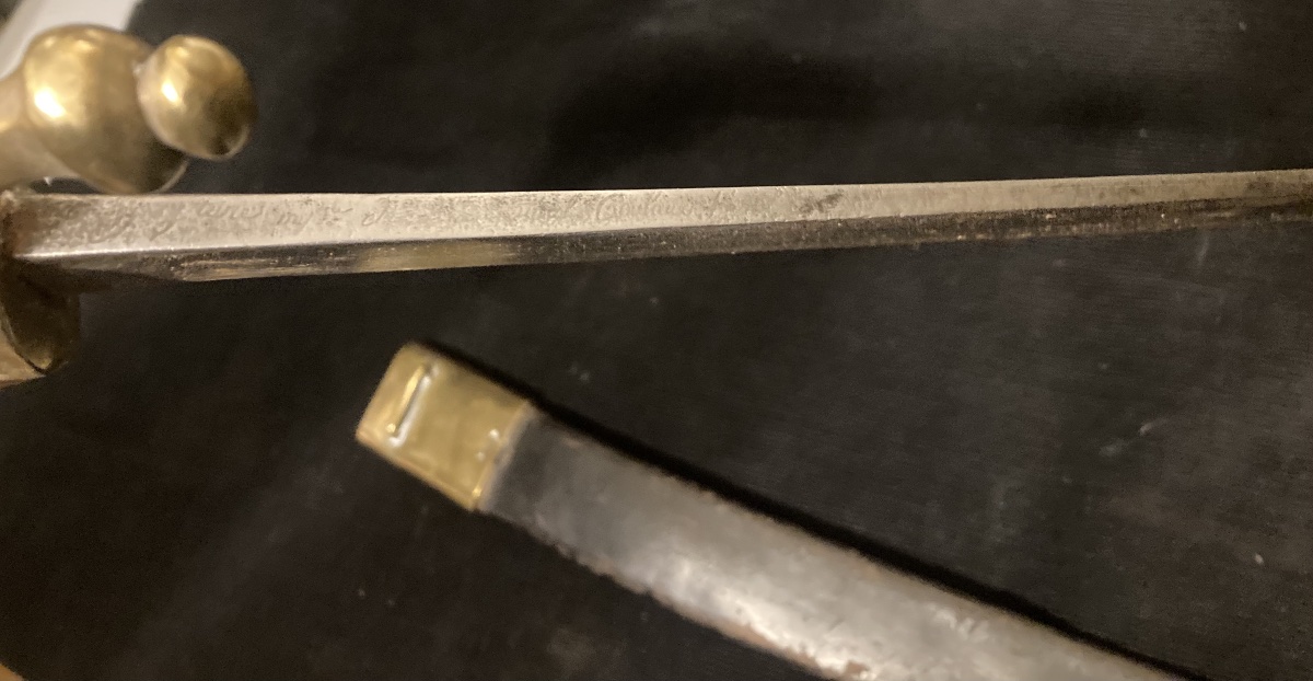 Sabre d’Infanterie dit « Briquet » modèle An IX . Premier Empire. France .  Très bon état. -photo-4