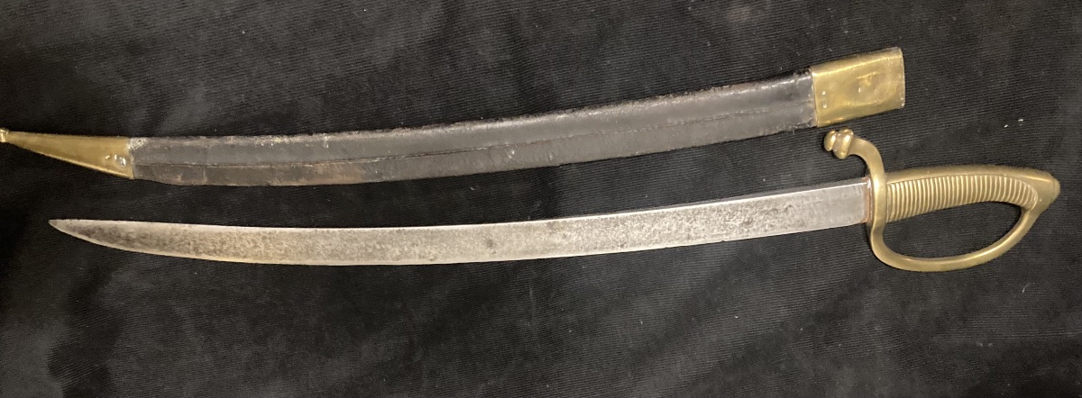 Sabre d’Infanterie dit « Briquet » modèle An IX . Premier Empire. France .  Très bon état. -photo-3