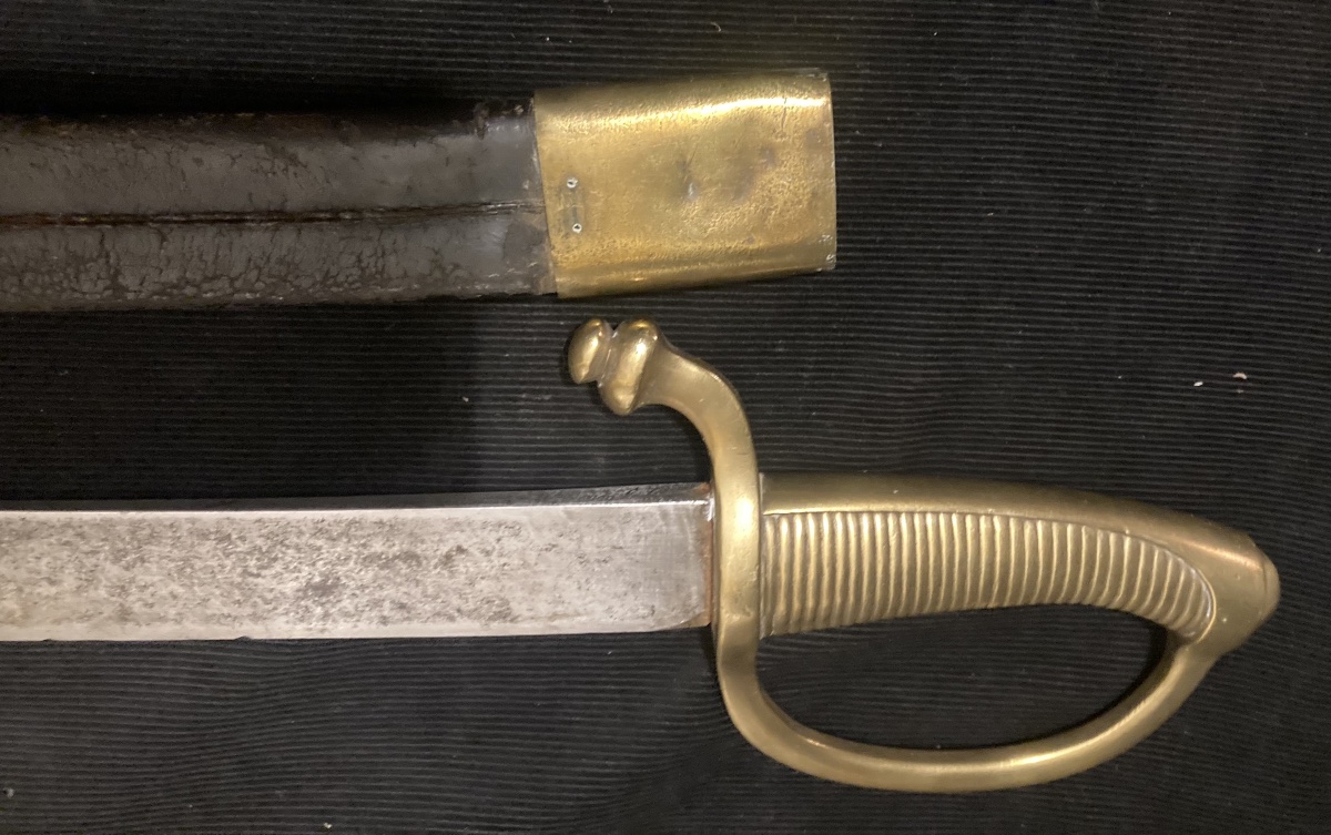 Sabre d’Infanterie dit « Briquet » modèle An IX . Premier Empire. France .  Très bon état. -photo-5
