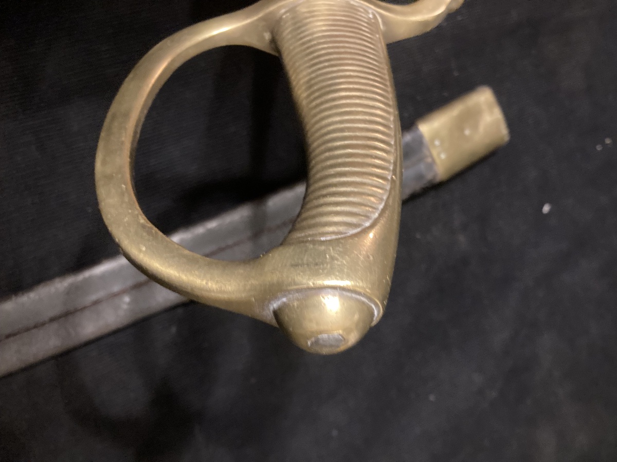 Sabre d’Infanterie dit « Briquet » modèle An IX . Premier Empire. France .  Très bon état. -photo-6