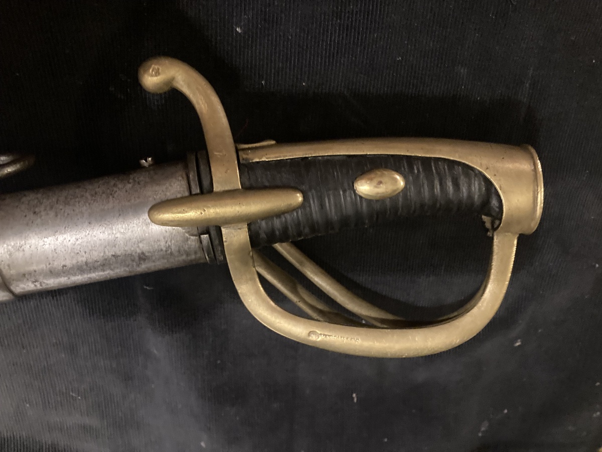 Light Cavalry Saber Made By The Versailles Armory, Year XI (1802) Model. First Empire.-photo-3