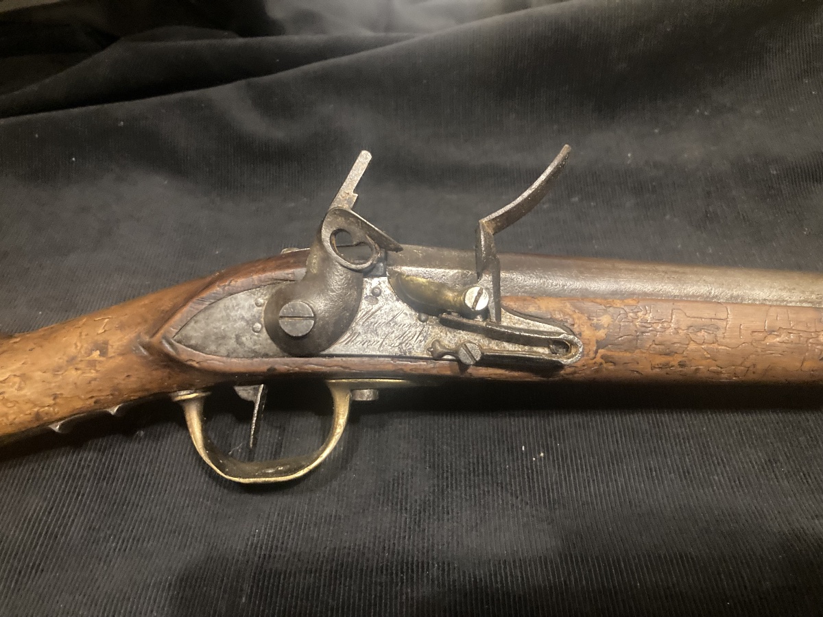 Mousqueton de Hussard, modèle 1786. Fin XVIIIe / Empire. Sorti d’une belle demeure du Sud Ouest-photo-3