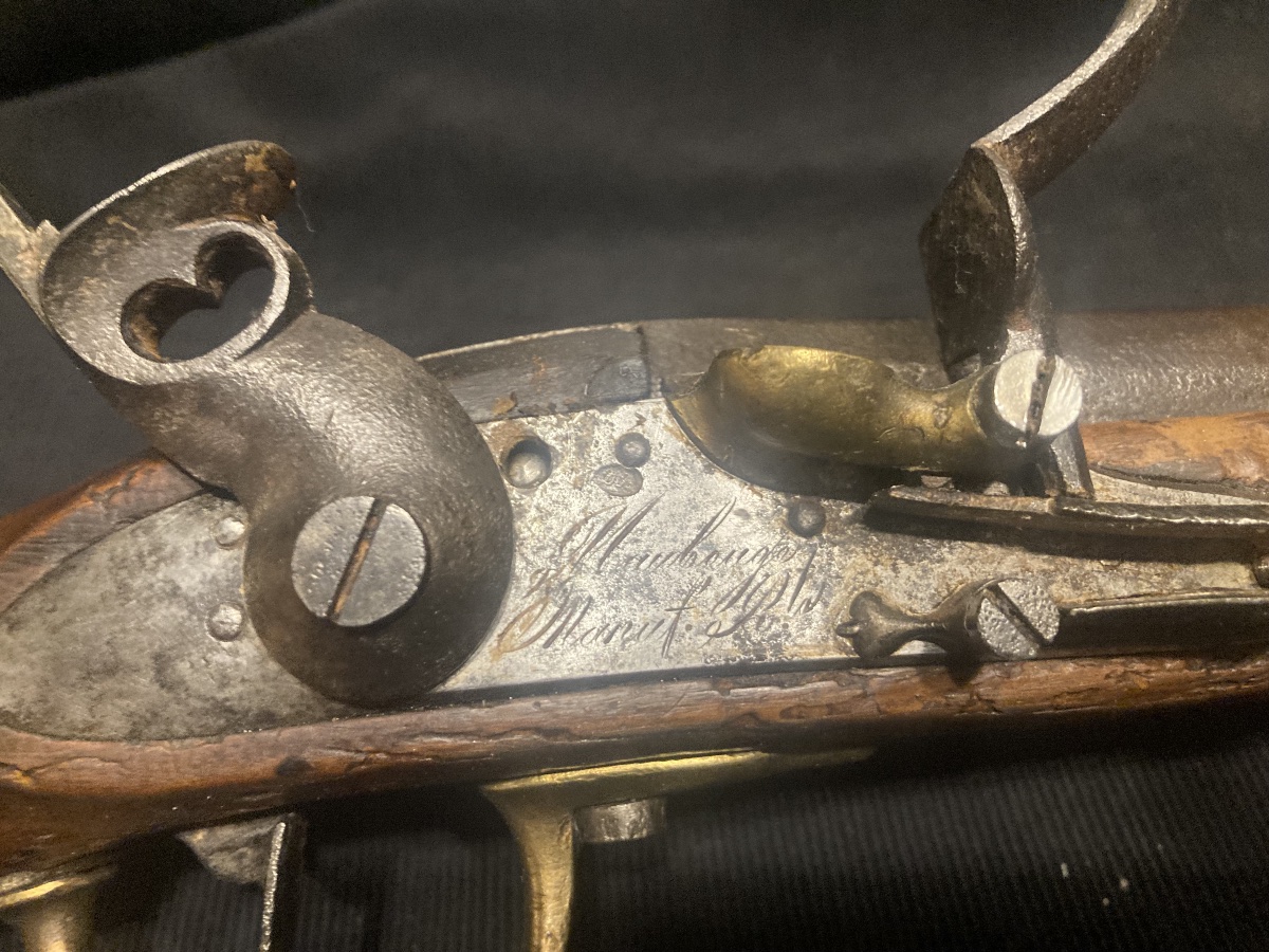 Mousqueton de Hussard, modèle 1786. Fin XVIIIe / Empire. Sorti d’une belle demeure du Sud Ouest-photo-4