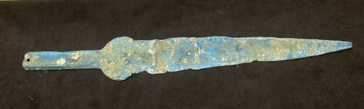 Bronze Dagger From The Bordeaux Region. France.