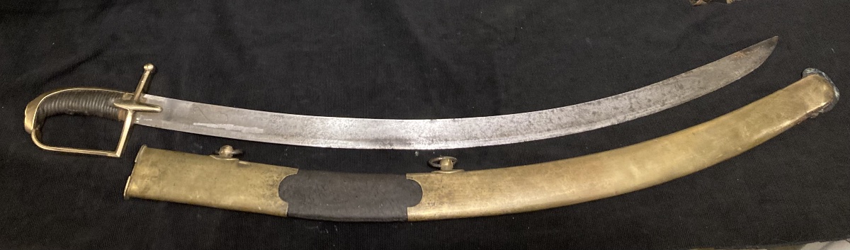 Sabre de Hussards, modèle 1777, version révolutionnaire de 1792-1802. An IV. France.-photo-1