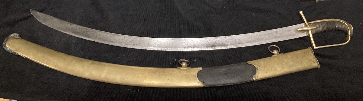 Sabre de Hussards, modèle 1777, version révolutionnaire de 1792-1802. An IV. France.-photo-2