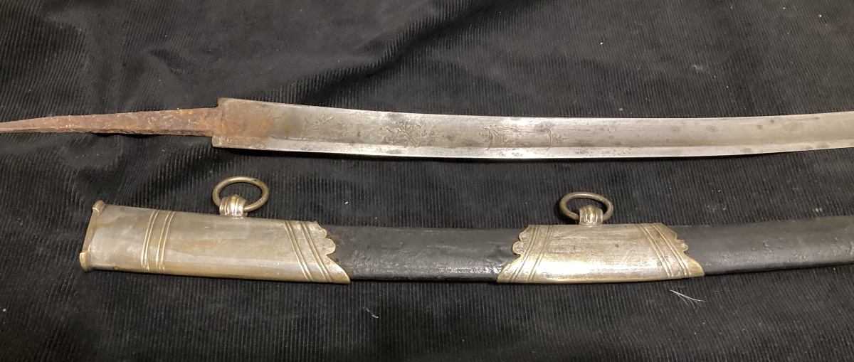Cavalry Officer's Saber Scabbard. First Empire. France.-photo-2