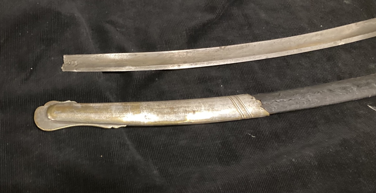 Cavalry Officer's Saber Scabbard. First Empire. France.-photo-2