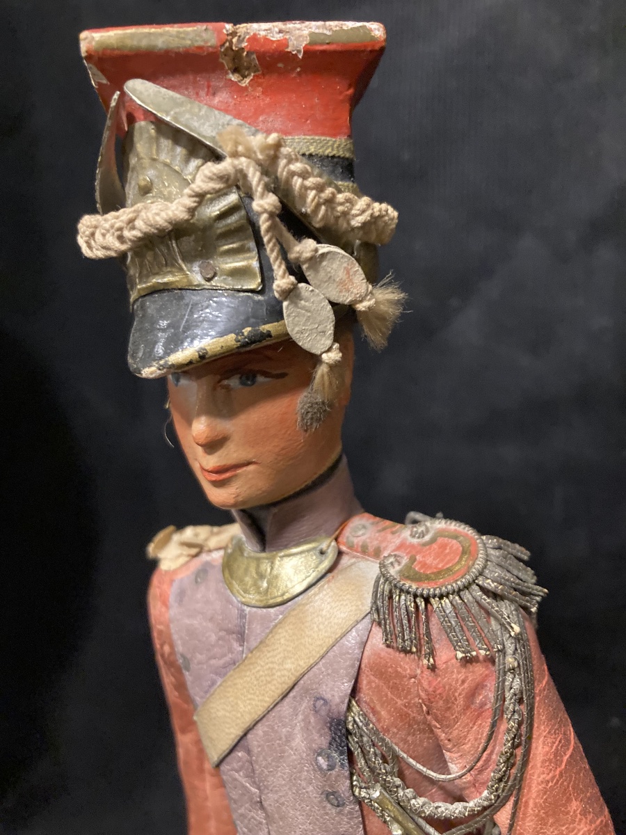 Grande Figurine de Lancier de la Garde (1810). Officier. France.-photo-2