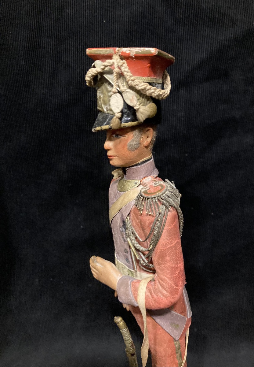 Grande Figurine de Lancier de la Garde (1810). Officier. France.-photo-3