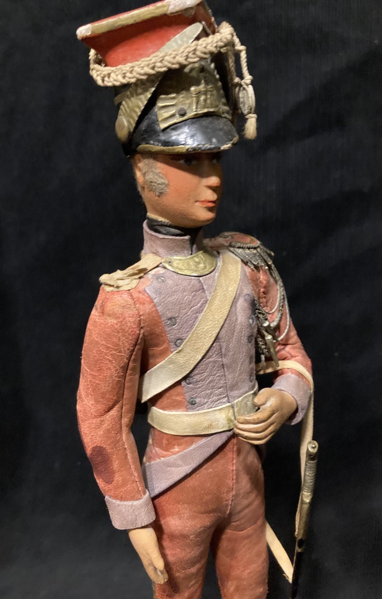 Grande Figurine de Lancier de la Garde (1810). Officier. France.-photo-5