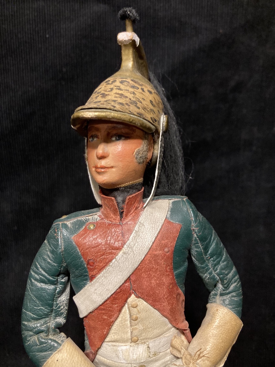 Grande Figurine de DRAGON (1810). Troupe. France -photo-3