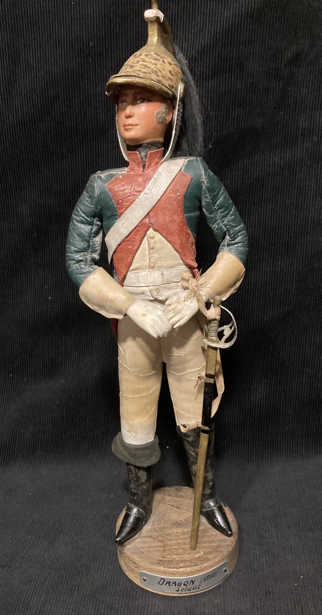 Grande Figurine de DRAGON (1810). Troupe. France 