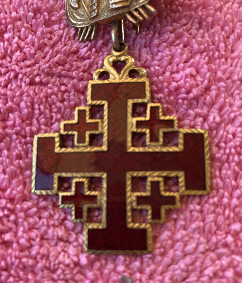Cross Of A Knight Commander Of The Equestrian Order Of The Holy Sepulcher Of Jerusalem And Pontifical Order-photo-2