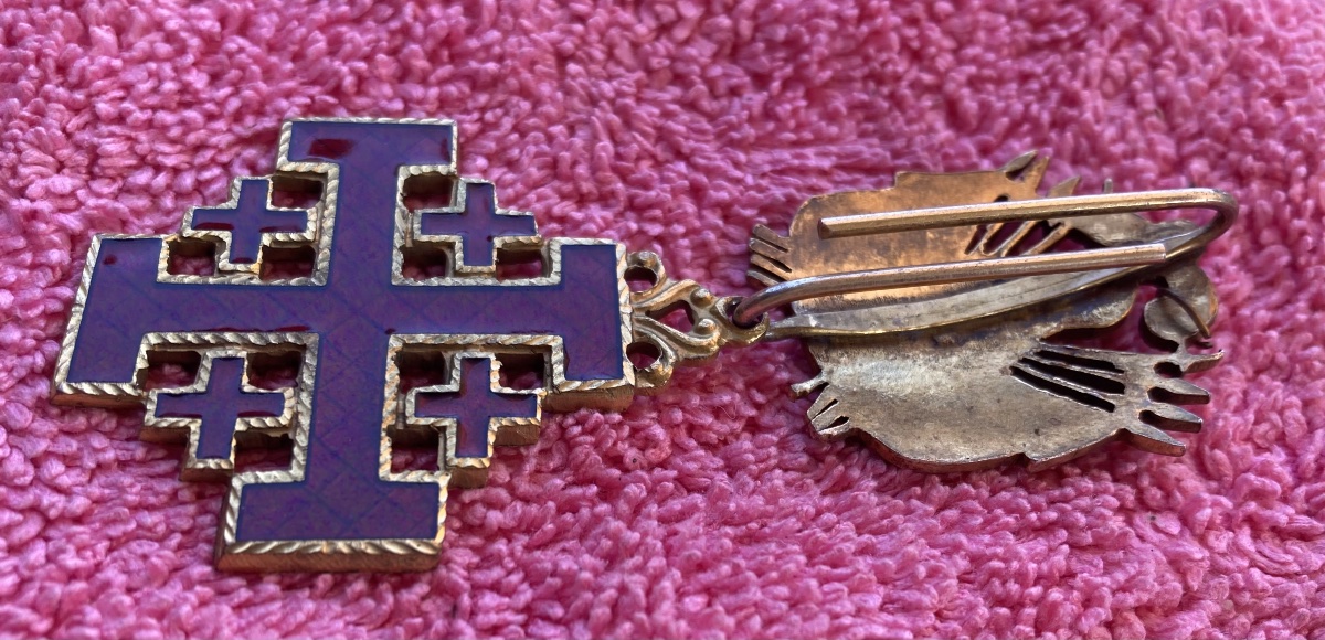 Cross Of A Knight Commander Of The Equestrian Order Of The Holy Sepulcher Of Jerusalem And Pontifical Order-photo-4