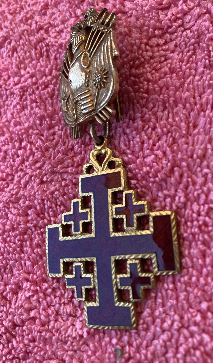 Cross Of A Knight Commander Of The Equestrian Order Of The Holy Sepulcher Of Jerusalem And Pontifical Order-photo-1