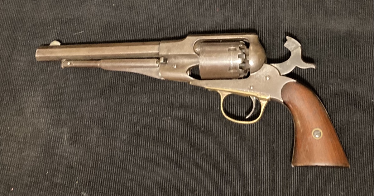 Revolver à poudre noir Rémigton New Model Armyn1858. Guerre de Sécession / conquête de l’Ouest.-photo-2