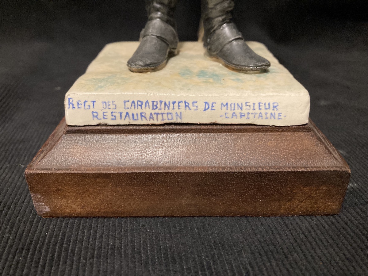 Bernard Belluc. Porcelain Figurine Bearing The Inscription On The Square Base, Height 30,5 Cm-photo-3