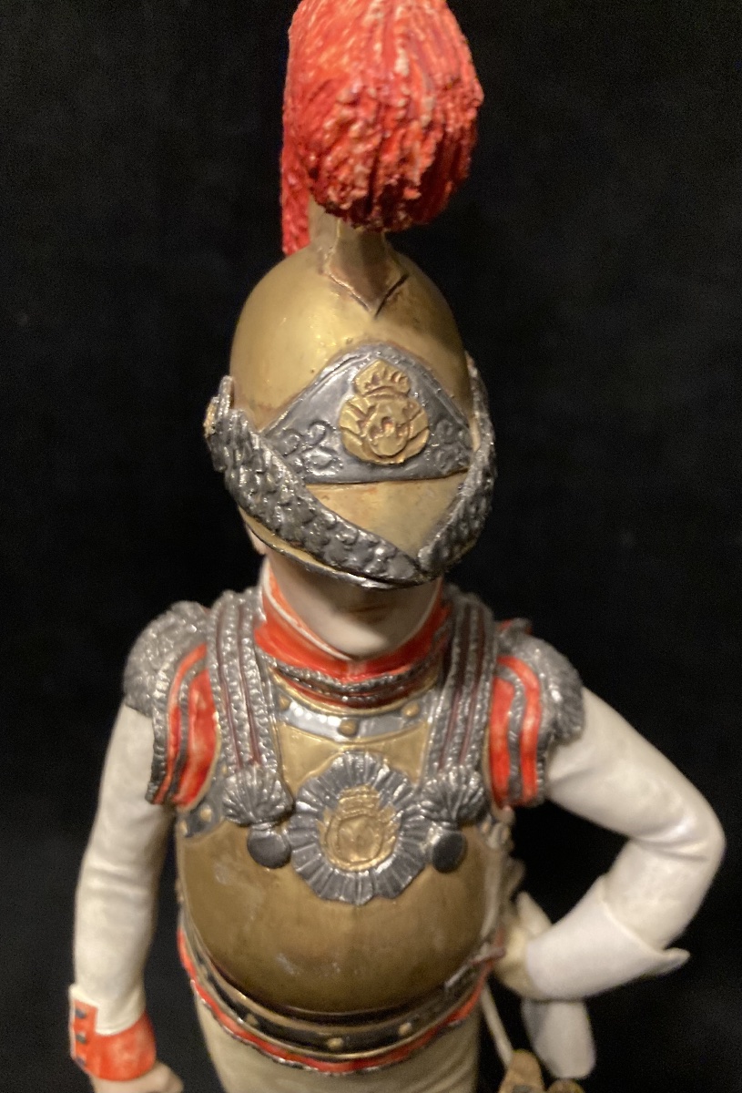 Bernard Belluc. Porcelain Figurine Bearing The Inscription On The Square Base, Height 30,5 Cm-photo-4