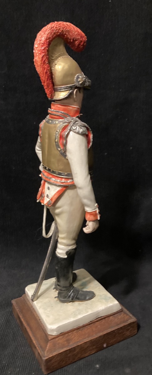Bernard Belluc. Porcelain Figurine Bearing The Inscription On The Square Base, Height 30,5 Cm-photo-4