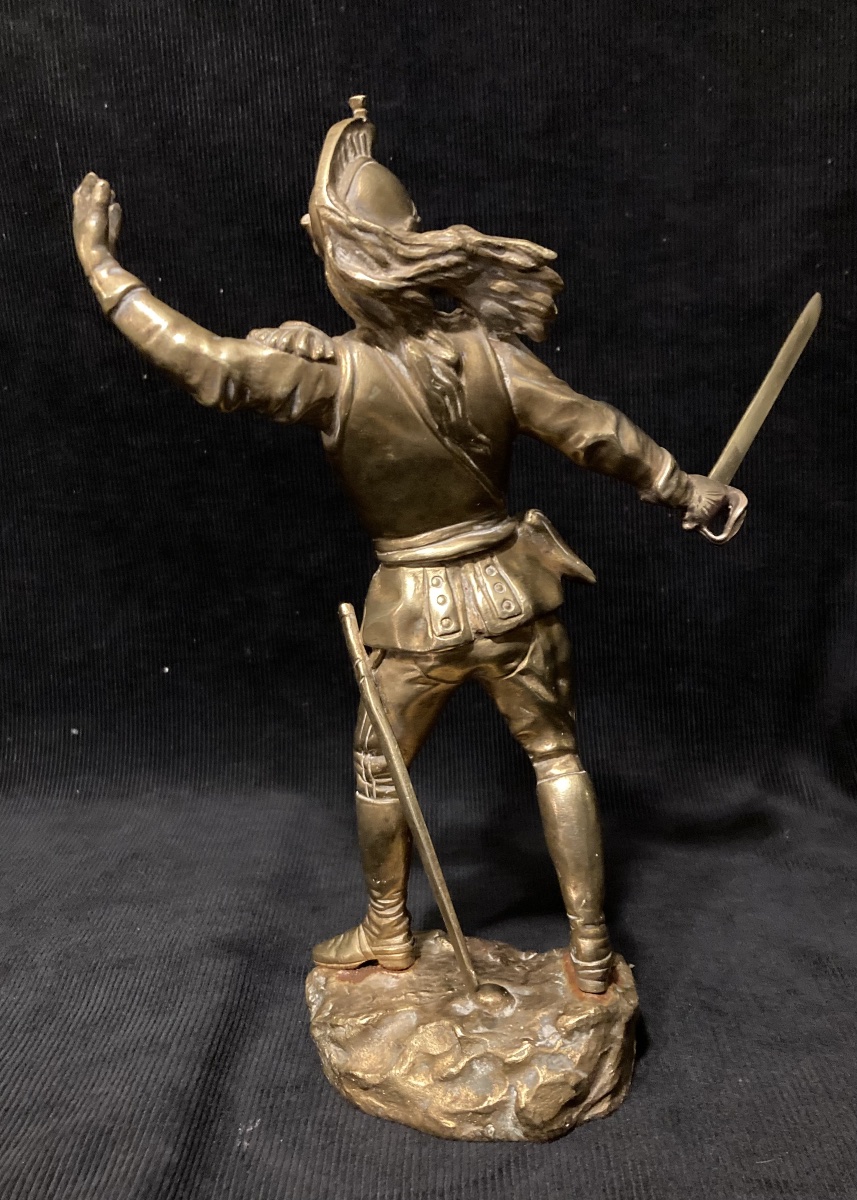 Bronze "cuirassier Officer" Signed By George Omerth. Early 20th Century. -photo-4