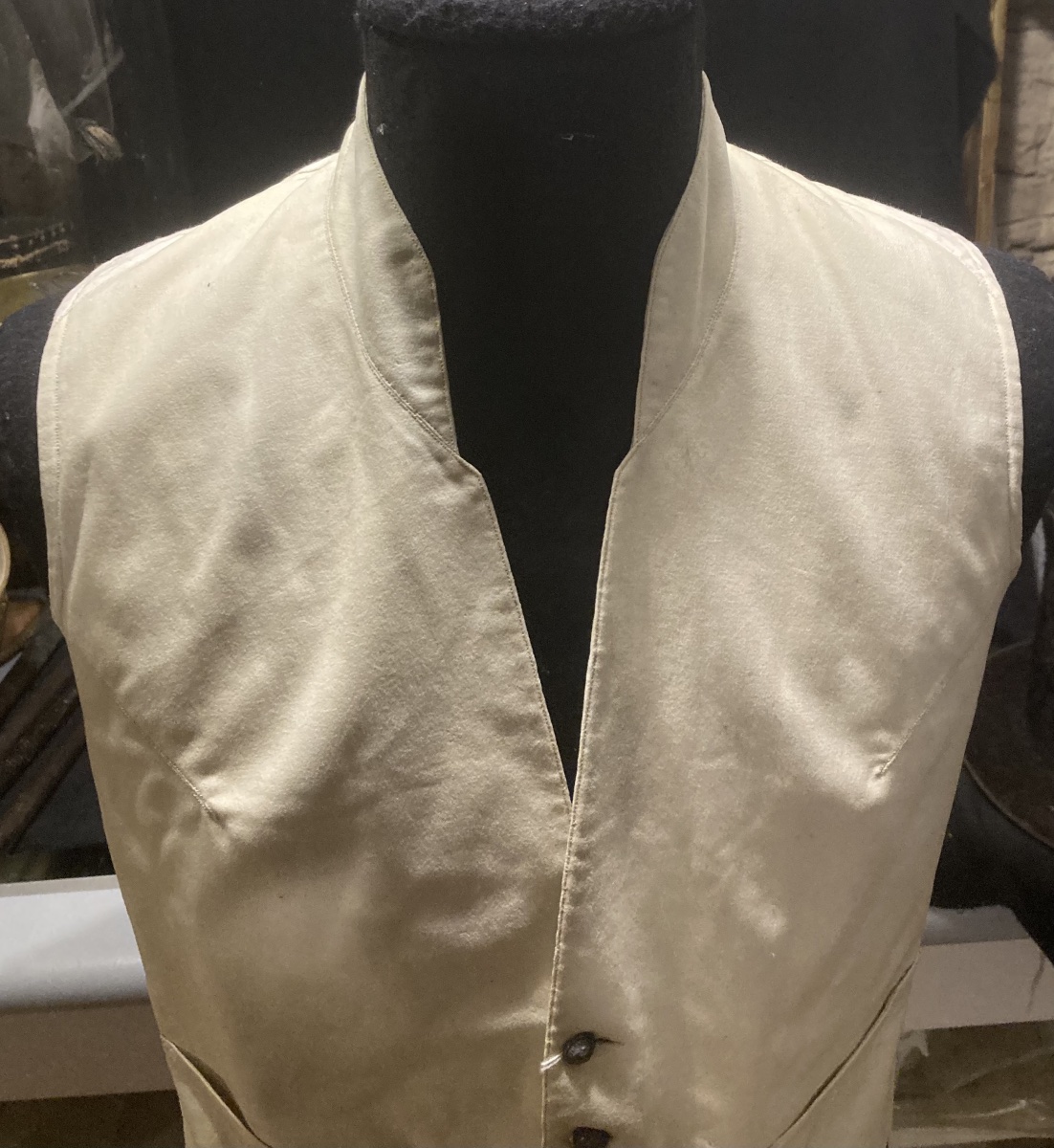 Gilet des «   ENREGISTREMENTS ET DOMAINES »Second Empire, vers 1850.-photo-3