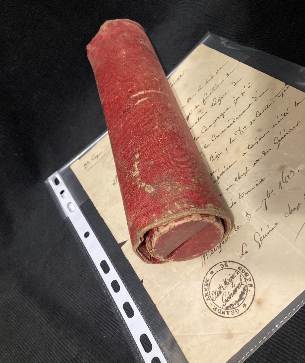 Portefeuille écritoire de campagne ayant appartenu au Génenral de Division Jean-Joseph TARAYRE.-photo-2