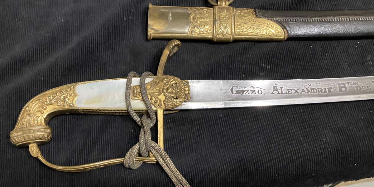 General Viala’s Officer’s Saber. From The Revolution / Italy / Egypt And The Campaigns Of The Empire.-photo-2
