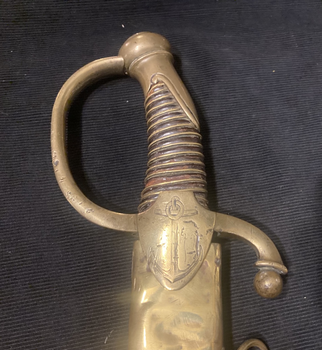 Sabre du Corps des Matelots de la Garde Impériale, provenance « Bataille de Bailén en 1808 » Es-photo-2