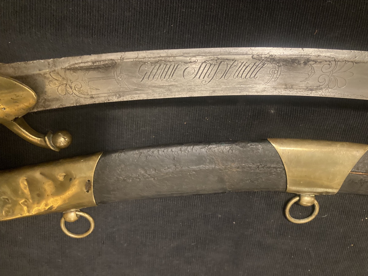 Sabre du Corps des Matelots de la Garde Impériale, provenance « Bataille de Bailén en 1808 » Es-photo-4