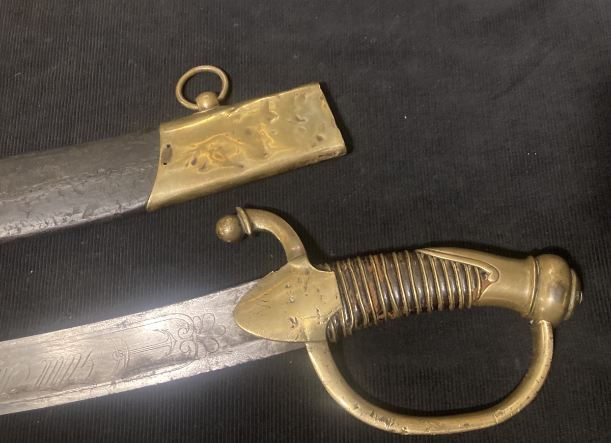 Sabre du Corps des Matelots de la Garde Impériale, provenance « Bataille de Bailén en 1808 » Es-photo-8