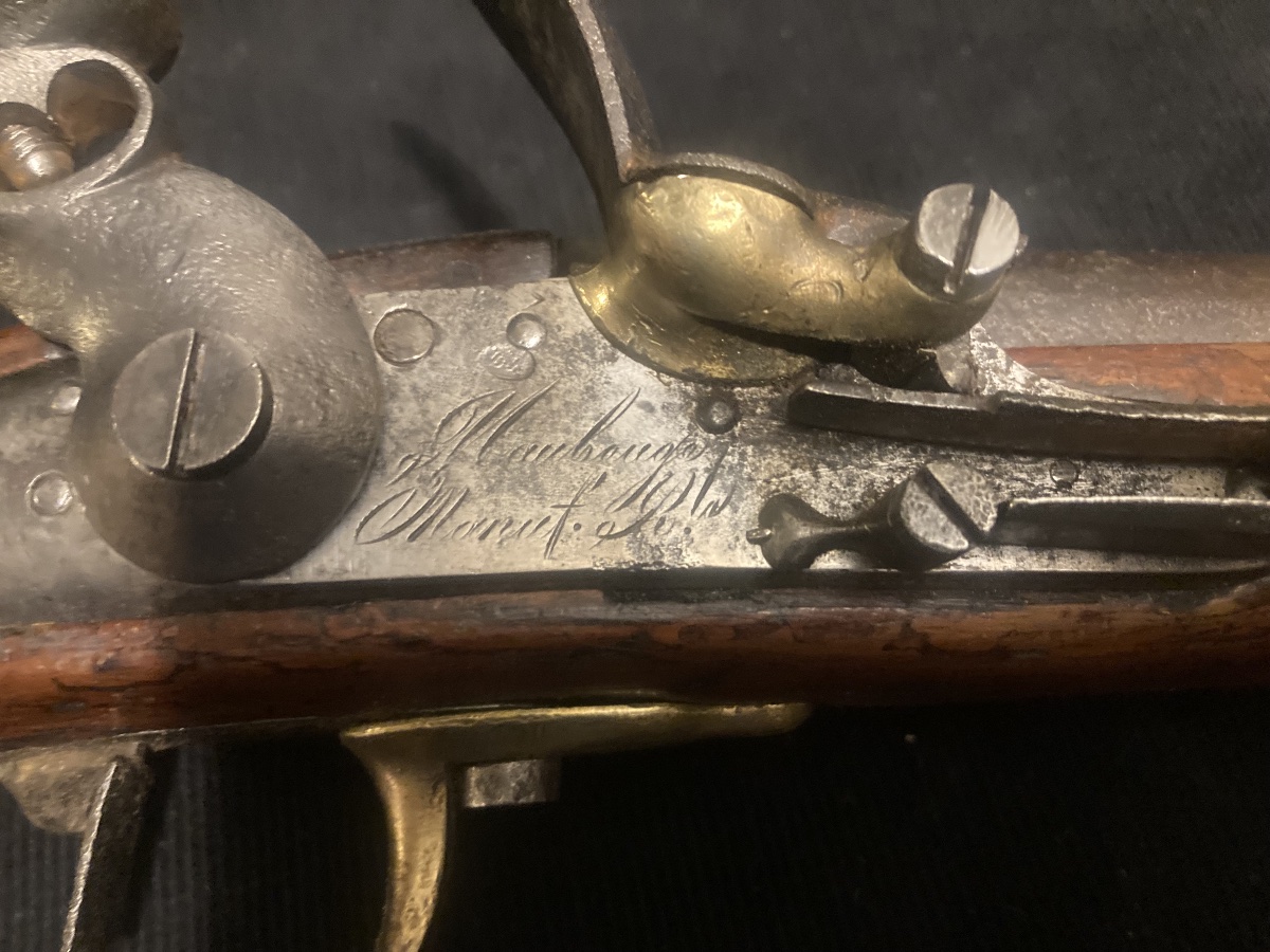 Mousqueton de HUSSARD ; Modéle 1786 de la Manufacture Royale dd Maubeuge . Fin XVIIIe Revoltion-photo-2