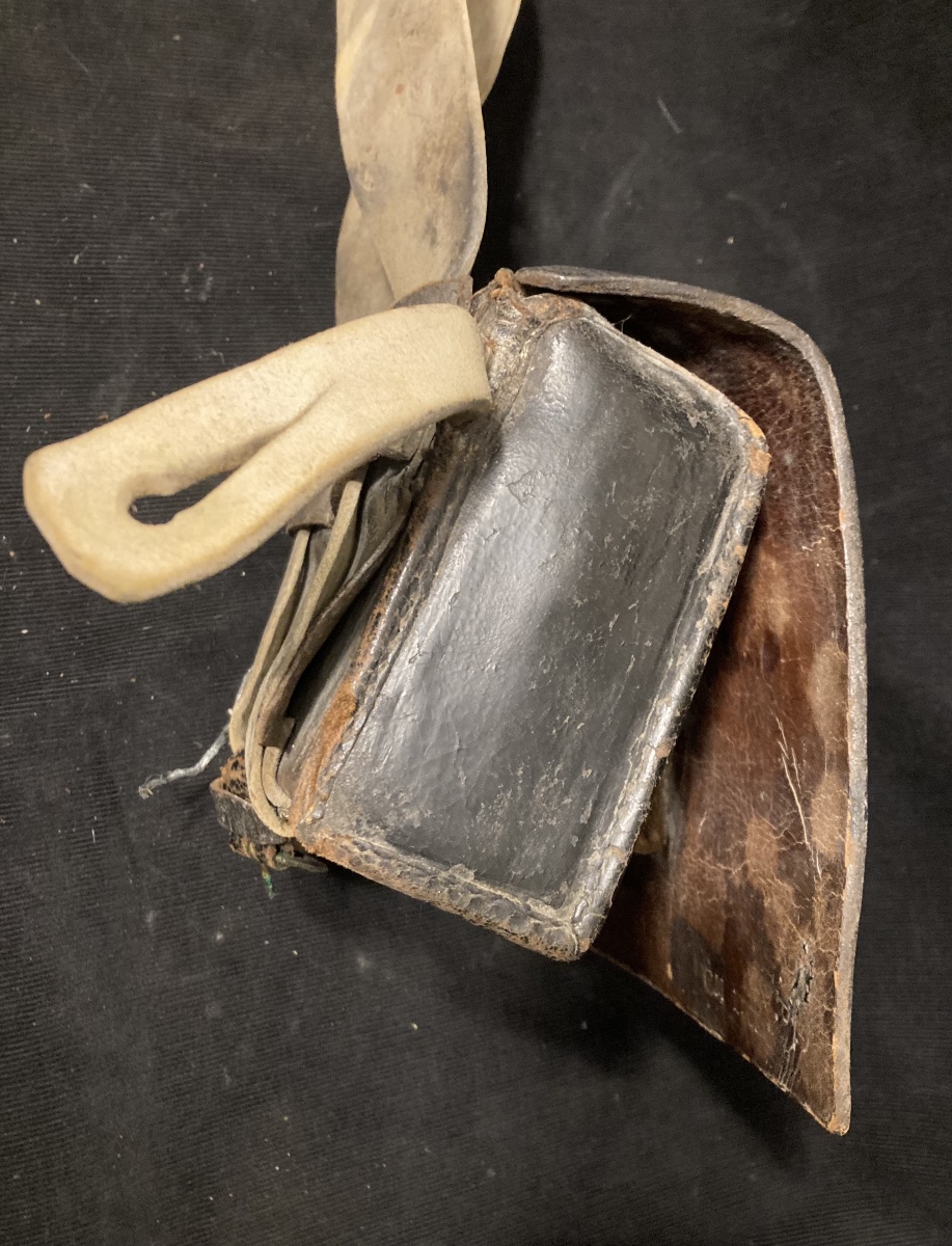 Infantry Knapsack With Imperial Guard-style Shoulder Strap, Featuring Embroidered Edges Reading “jeune Garde” -photo-5